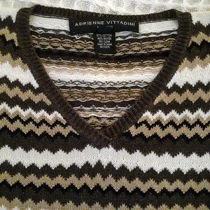 Adrienne Vittadini knitted top, size small